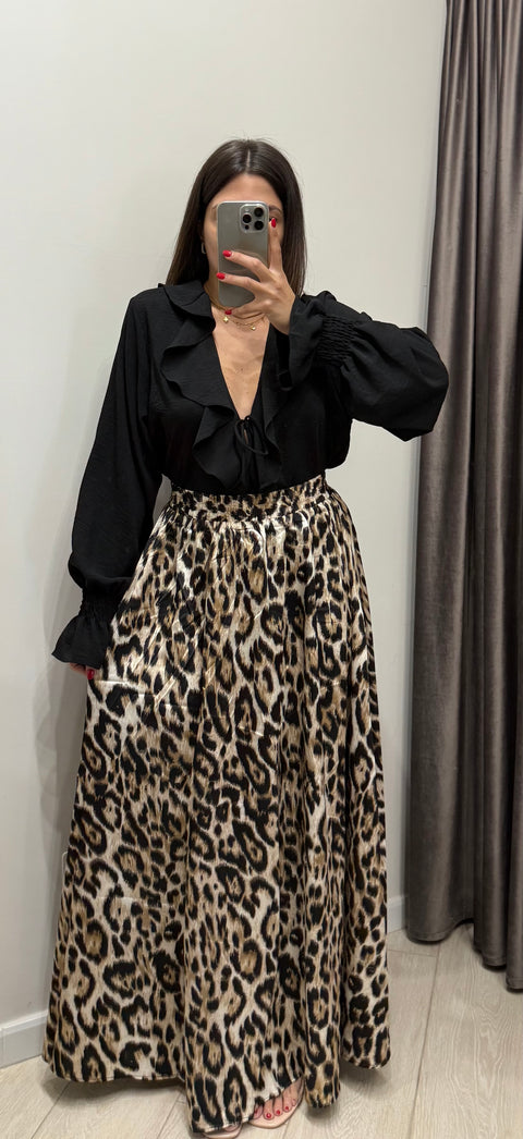 GONNA SATIN MACULATA