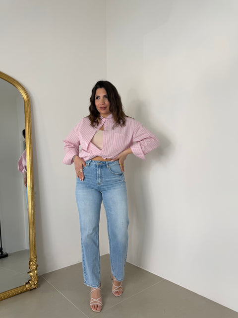 JEANS GAMBA DRITTA CURVY 3150-17