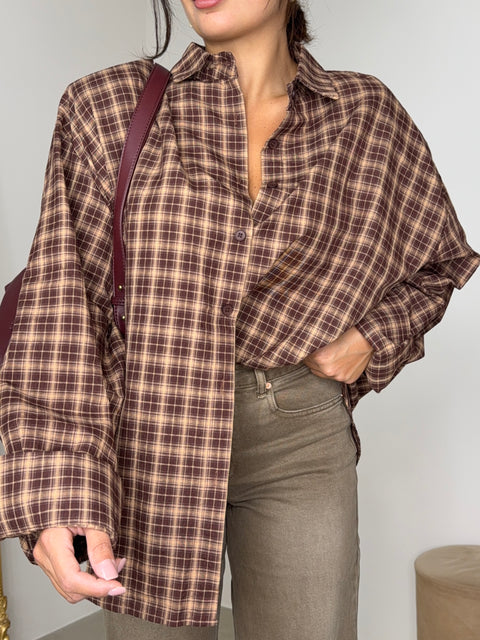 CAMICIA OVER CON SPALLINE LOW COST