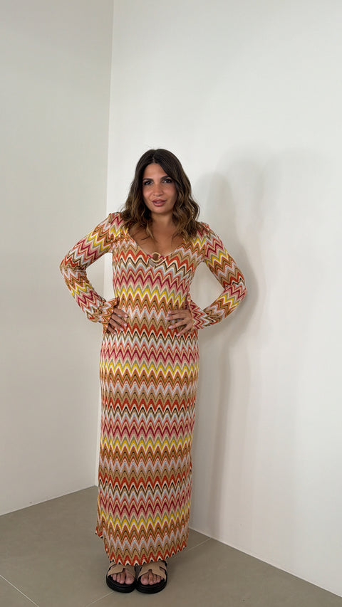 DRESS AFRICA ARANCIO