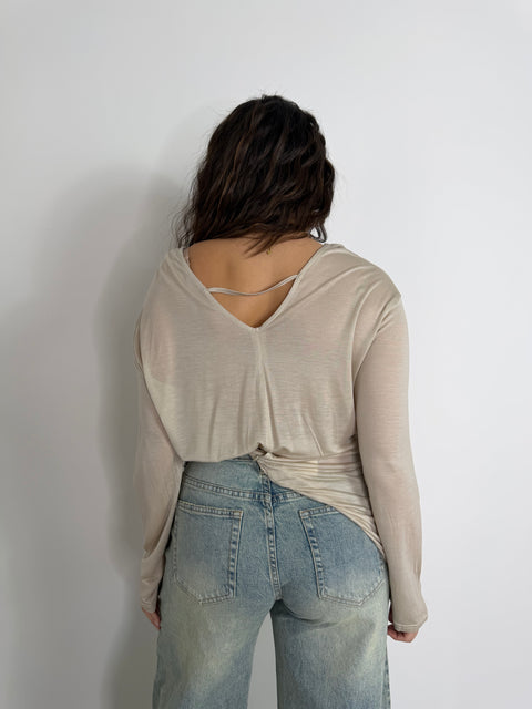 MAGLIA SELIA BEIGE