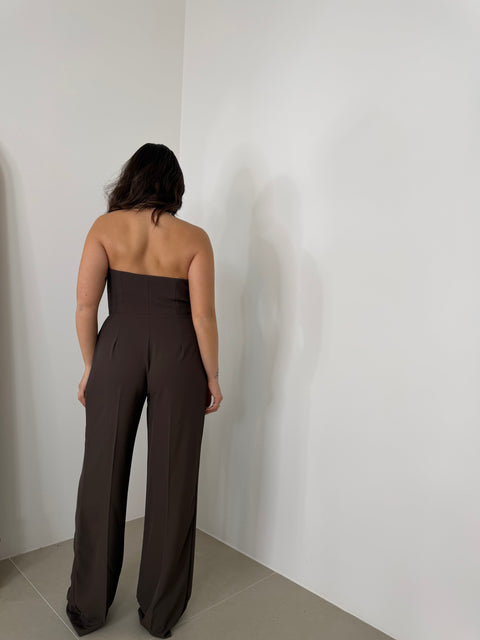 TUTA ELEGANTE SIMONA G MARRONE