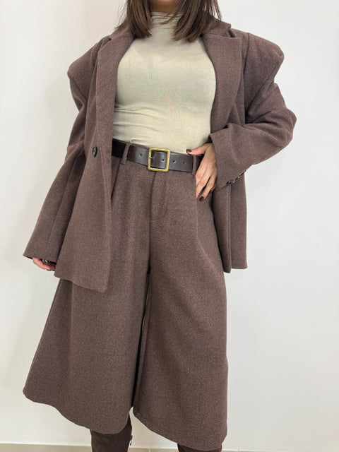 BERMUDA LUNGO MARRONE