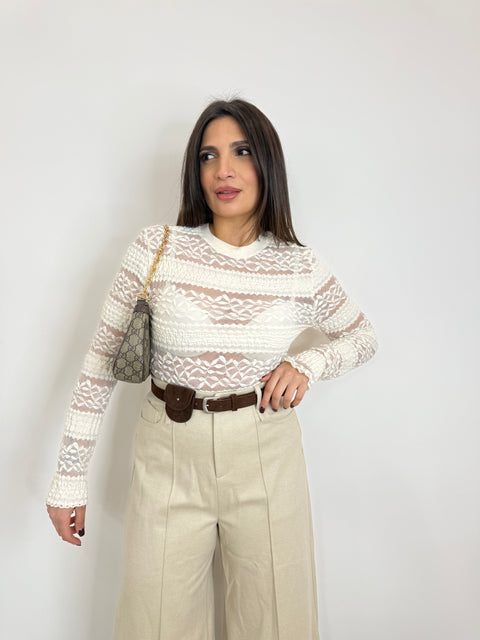 MAGLIA CON TRASPARENZE