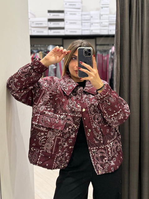 BOMBER ETRO BORDEAUX