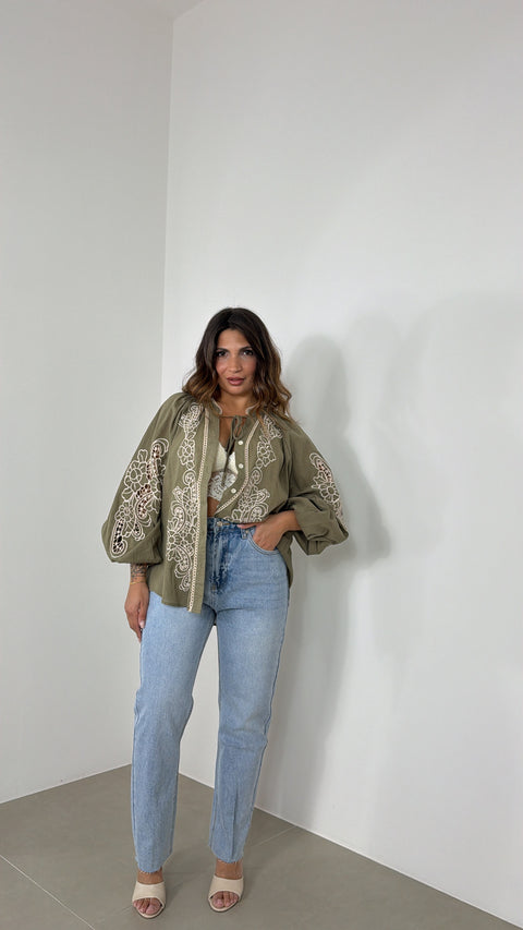 CAMICIA NARA VERDE
