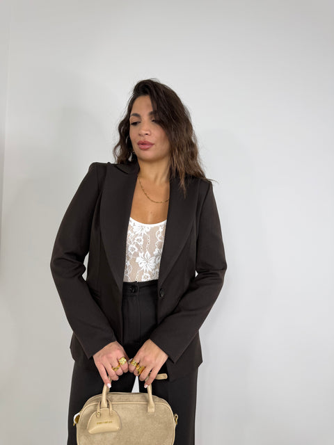 BLAZER OLIVIA UN BOTTONE AVVITATO