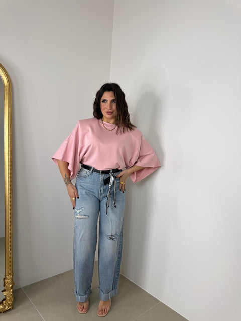 JEANS BALLOON CON STRAPPI 3271