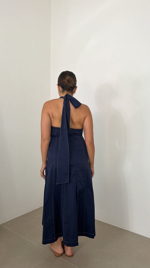 DRESS MINORCA BLU
