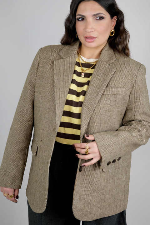 CAPPOTTO MODELLO BLAZER TRAPUNTATO