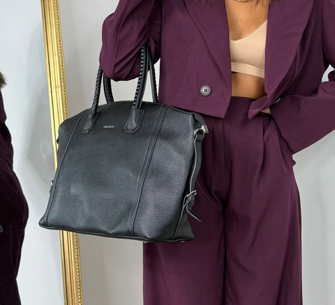 MAXI BAG CON TRACOLLA NERA