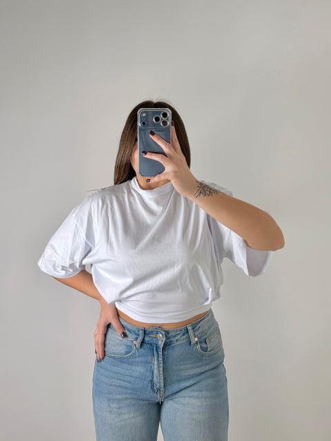 T-SHIRT CROP BIANCA