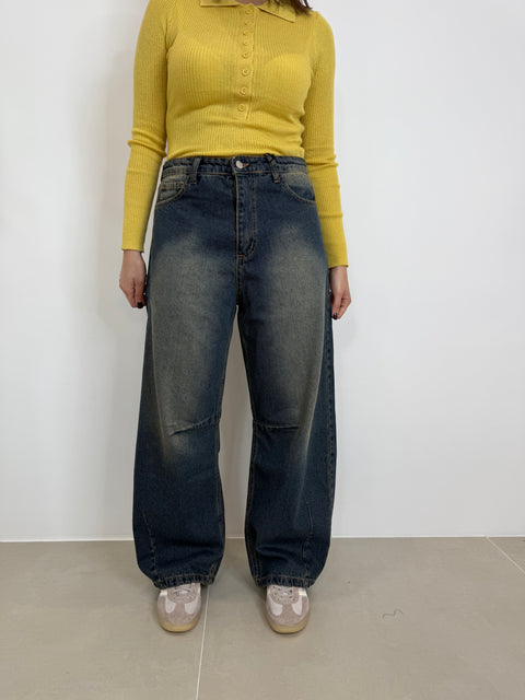 JEANS BALLOON EFFETTO SFUMATO