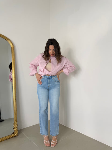 JEANS GAMBA DRITTA CURVY 3150-17