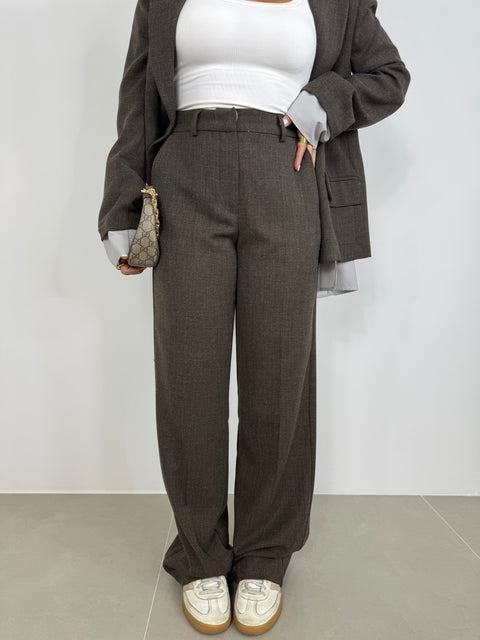 PANTALONE AMIRA MARRONE