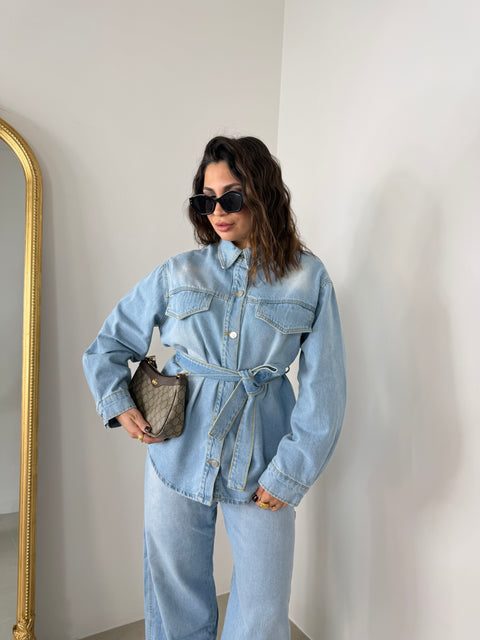 CAMICIA IN DENIM GB082