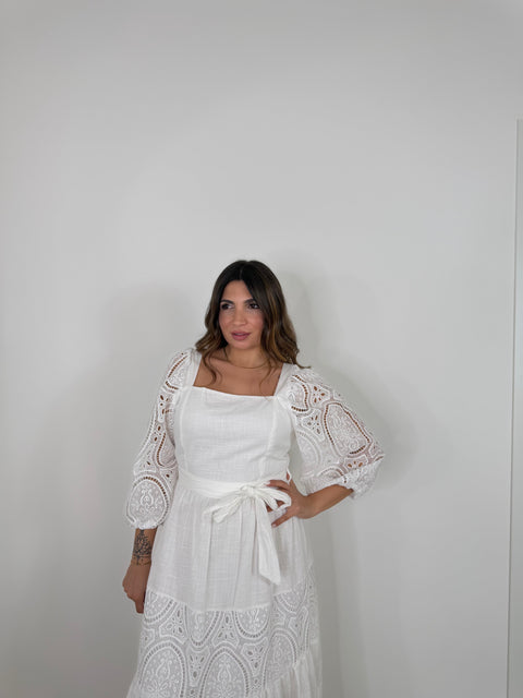 DRESS ZANZIBAR BIANCO