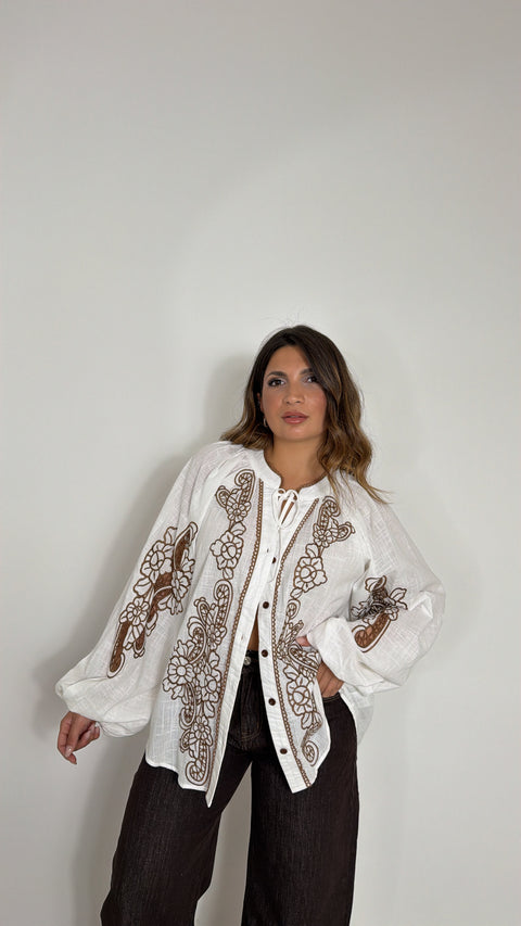 CAMICIA NARA BIANCA