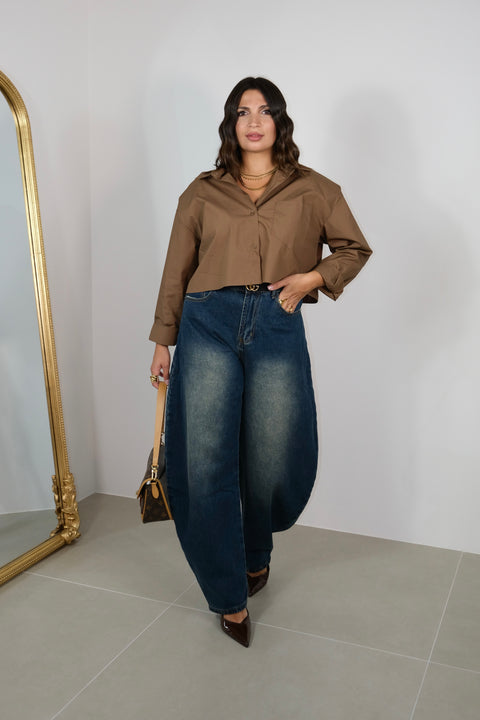 JEANS BALLOON SFUMATO