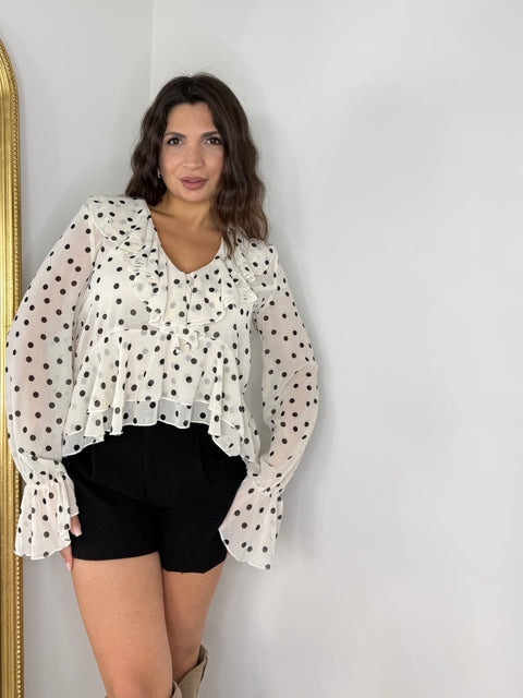 BLUSA CON POIS