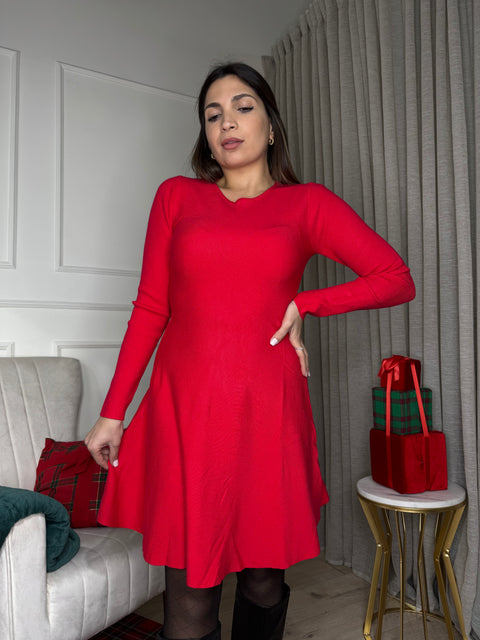 DRESS LAVINIA ROSSO