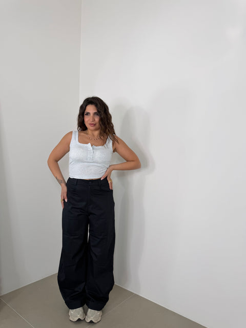 PANTALONE BALLOON BLU 120603
