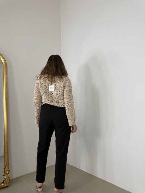 PANTALONE SUS NERO CAPRI