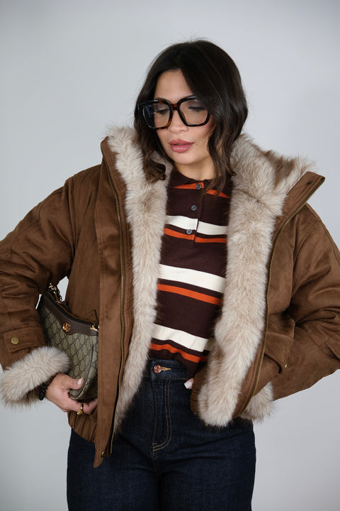 GIUBBINO CON ECOFUR INTERNA