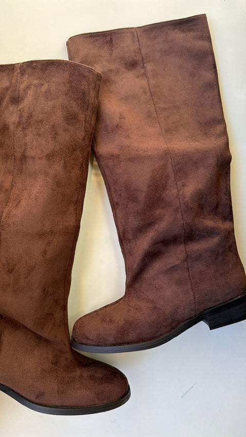 STIVALE IN ECO CAMOSCIO BROWN