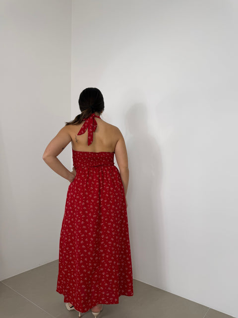 DRESS CLOE ROSSO