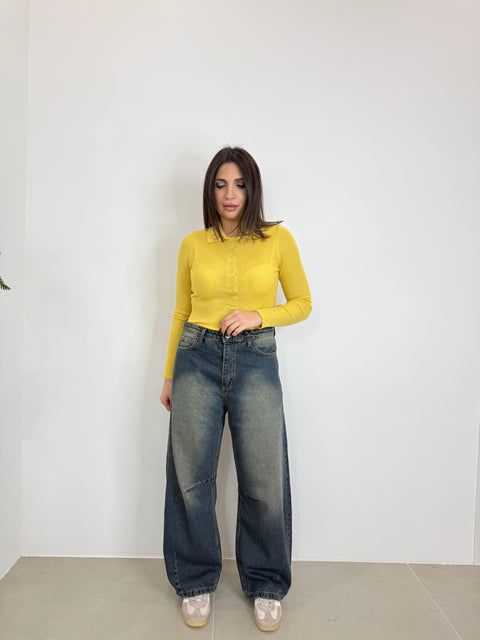 JEANS BALLOON EFFETTO SFUMATO