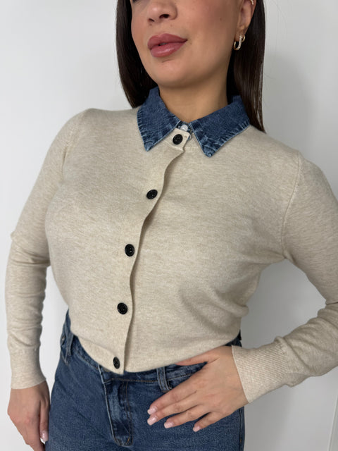 CARDIGAN KLOE BEIGE