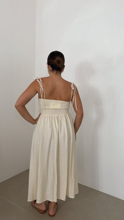 DRESS CAMILLA BEIGE