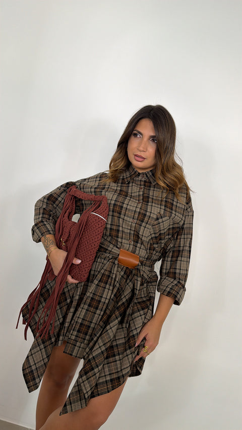 SET QUADRONI CON GONNA GRIGIO