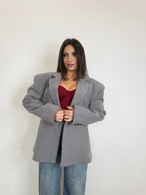 CAPPOTTO/BLAZER MONIA GRIGIO