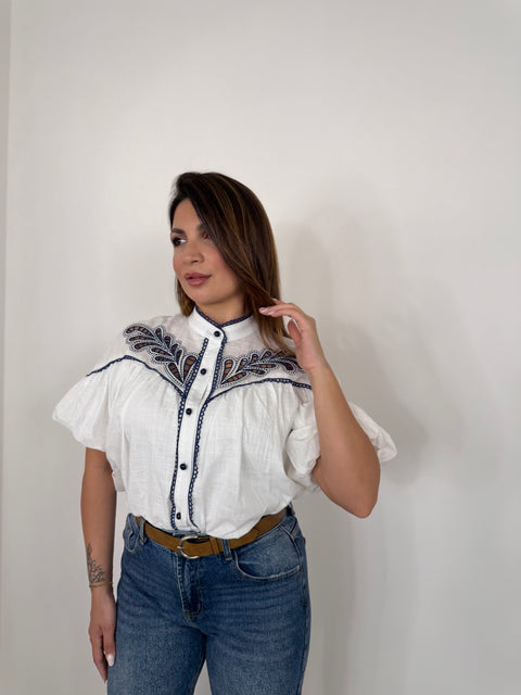 CAMICIA PALMAS BIANCA