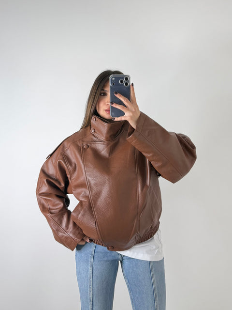 GIUBBOTTO CONNIE CUOIO