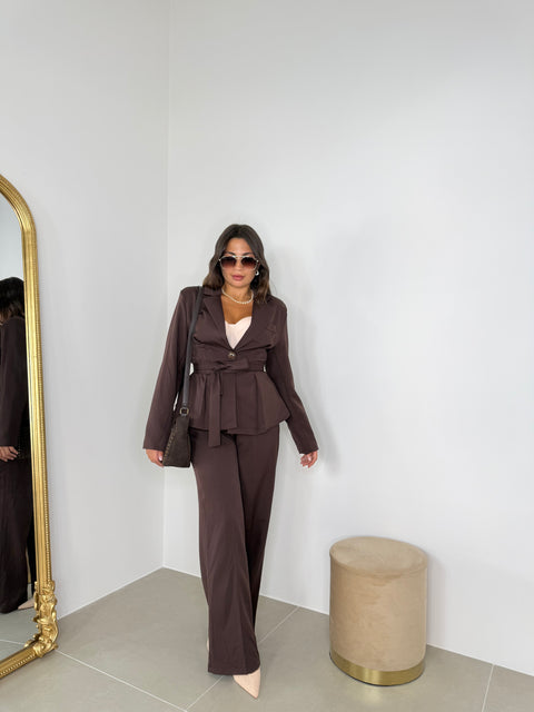 TAILLEUR KARINA MARRONE