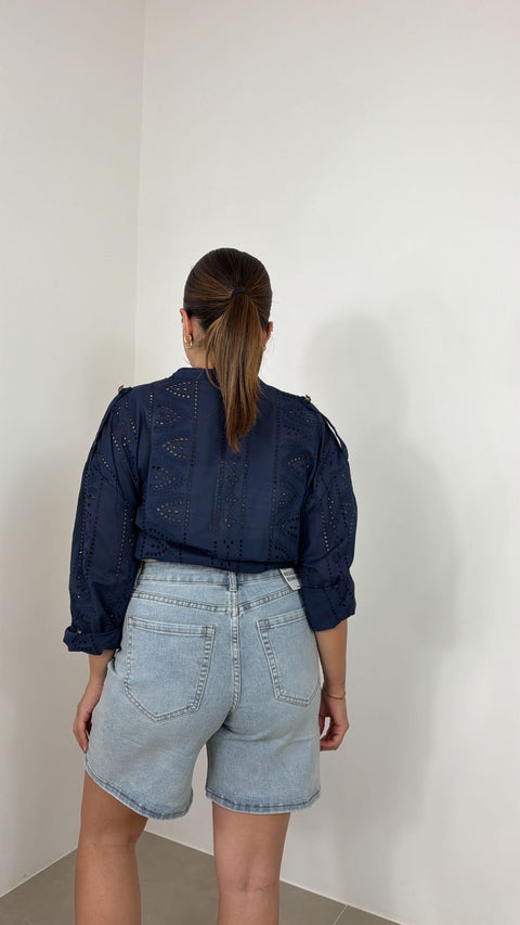 SHORT IN DENIM CHIARO 9489