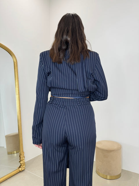 TAILLEUR GINEVRA GESSATO BLU