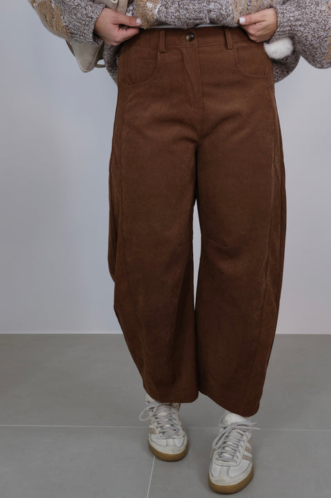 PANTALONE BALLOON COSTINA CAMEL