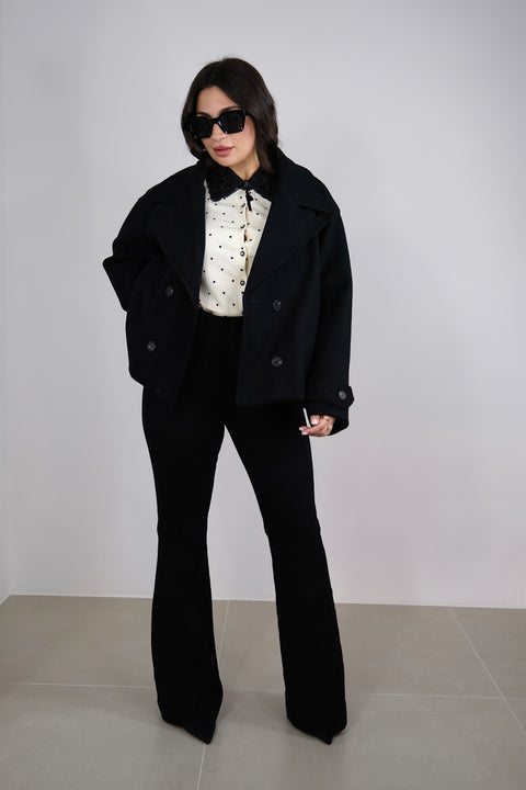 JEANS ZAMPA DENIM NERO 8918