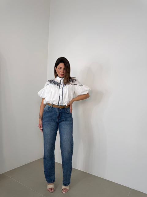 CAMICIA PALMAS BIANCA