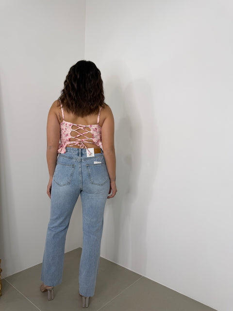 JEANS STRAIGHT TELA RIGIDA