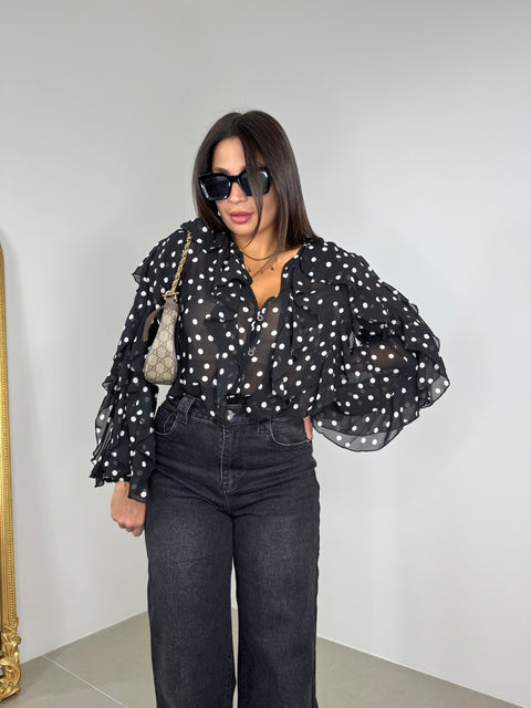 CAMICIA VALE POIS NERA