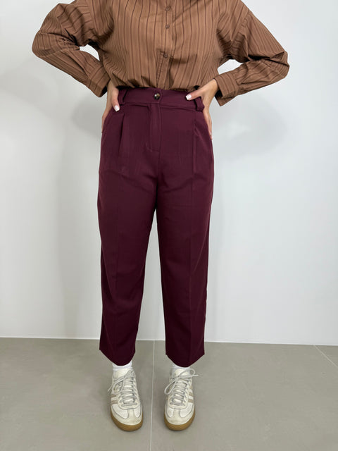 PANTALONE MATILDE BORDEAUX