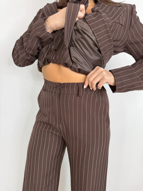 TAILLEUR GEA GESSATO MARRONE