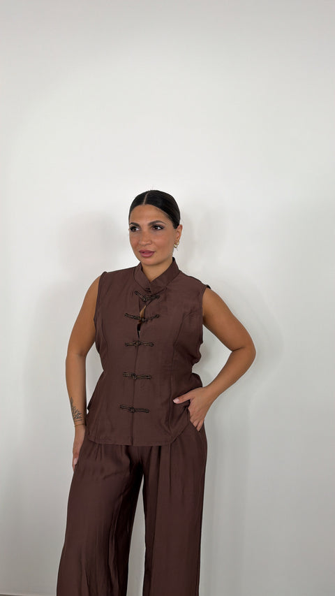 SET GIAPPO MARRONE