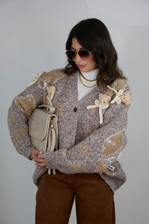 CARDIGAN CON TEDDY