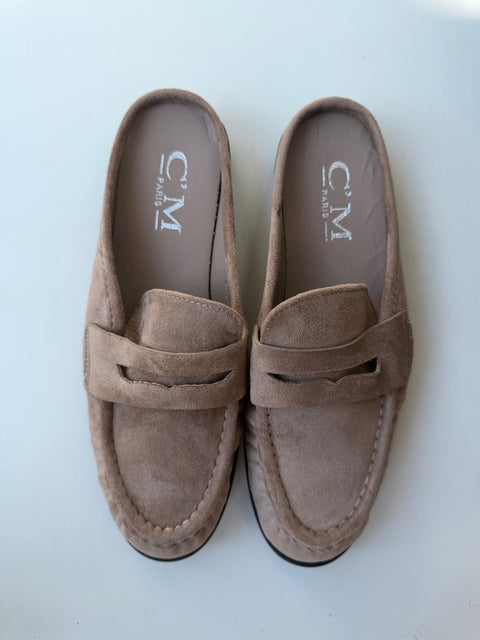 MOCASSINO UN ECO CAMOSCIO BEIGE 127